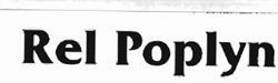 Rel Poplyn (label) Device mark 1202821 Trademark