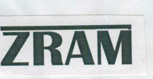 Zram (label) Device mark 1584012 Trademark