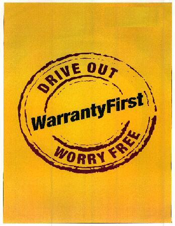 Drive Out Warrantyfirst Worry Free Device mark 2393639 Trademark