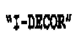 "i-decor" Device mark 1109508 Trademark