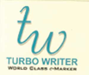 Tw. Turbo Writer [label] Device mark 1282743 Trademark