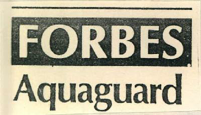 Forbes Aquaguard Device mark 1106912 Trademark