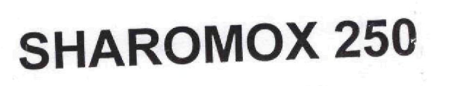 Sharomox 250 Device mark 1723302 Trademark