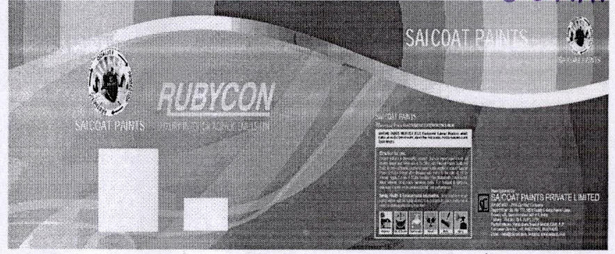 Saicoat Paints Rubycon Device mark 2340275 Trademark