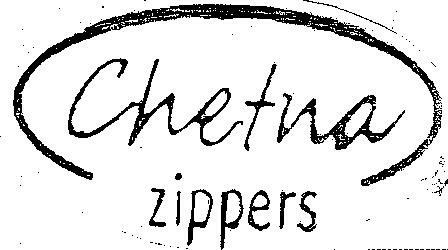 Chetna Zippers (label) Device mark 2206920 Trademark