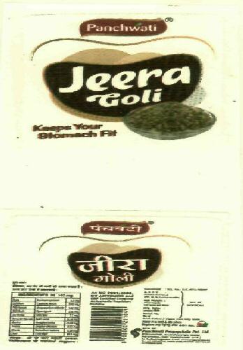 Panchwati Jeera Goli Device mark 2982018 Trademark
