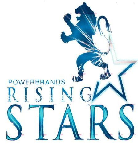 Powerbrands Rising Stars (label) Device mark 2386799 Trademark