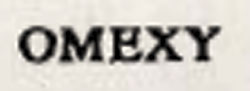 Omexy Device mark 772966 Trademark