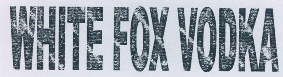 White Fox Vodka Device mark 2198501 Trademark