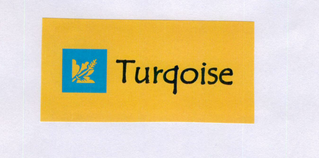 Turqoise (label) Device mark 1578785 Trademark