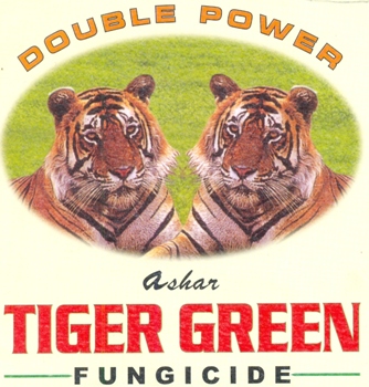 Tiger Green With Device Of Two Tiger Device mark 2470797 Trademark