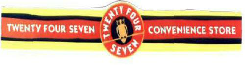 Twenty Four Seven Conynience Store (with Device) Device mark 1912479 Trademark