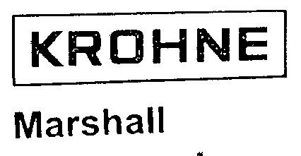 Krohne Marshall Device mark 1260496 Trademark