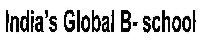 India's Global B-school Device mark 1850761 Trademark