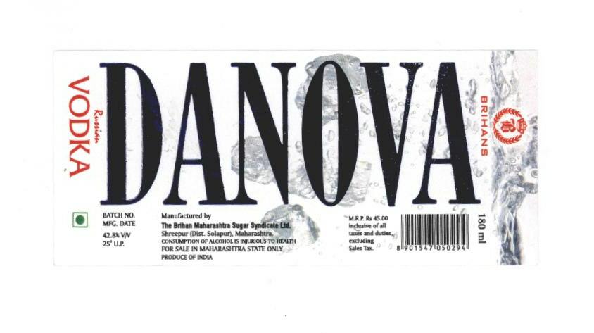 Danova (label) Device mark 1759820 Trademark