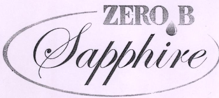 Zero B Sapphire Device mark 1882551 Trademark