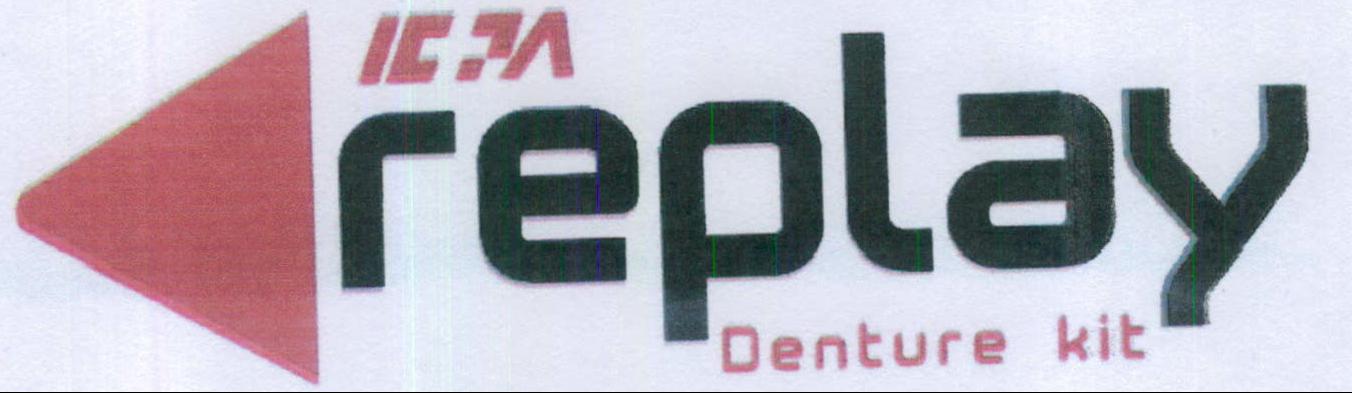 Icpa Replay Denture Kit Device mark 2098907 Trademark