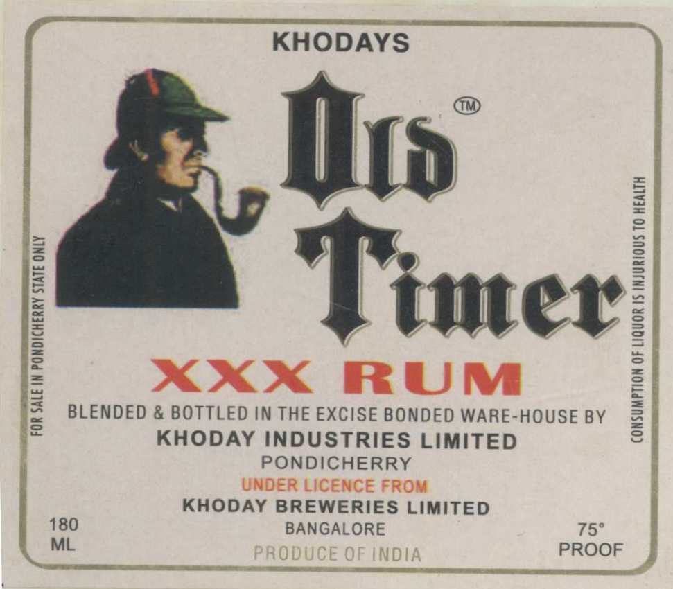 Old Timer (label) Device mark 903430 Trademark