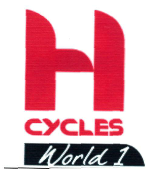 H Cycles World 1 (lable) Device mark 2266722 Trademark