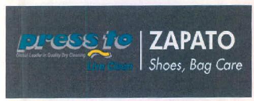 Press To Live Clean Zapato Shoes, Bag Care Device mark 2966374 Trademark