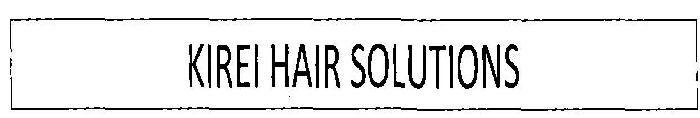 Kirei Hair Solutions (device) Device mark 2435311 Trademark