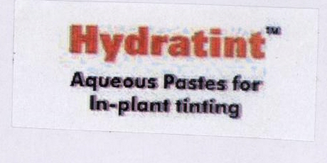 Hydratint (label) Device mark 1787201 Trademark