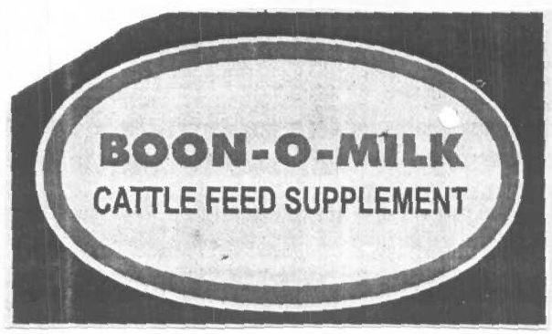 Boon - O - Milk (circle Contain Latter) Device mark 1539851 Trademark
