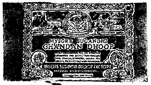 Mysore Sugandhi (device) Device mark 84549 Trademark