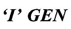 I Gen Device mark 1722635 Trademark