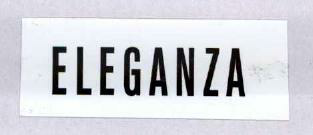 Eleganza (label) Device mark 1776616 Trademark