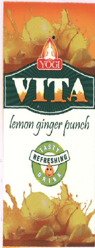Yogi Vita Lemon Ginger Punch (label) Device mark 1594001 Trademark