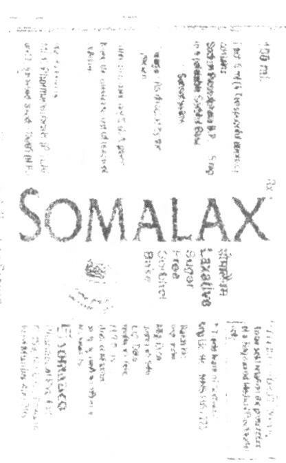 Somalax (label) Device mark 1607734 Trademark