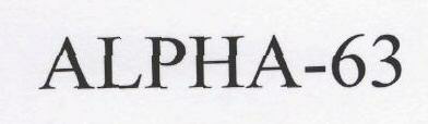 Alpha-63 Device mark 1726208 Trademark
