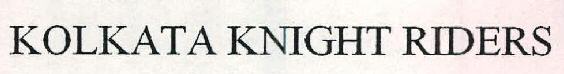 Kolkata Knight Riders Device mark 2384290 Trademark