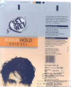 Set Wet Regularhold(label) Device mark 1519832 Trademark