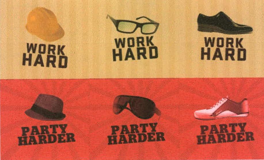 Work Hard Party Harder Device mark 2201987 Trademark