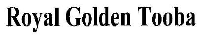Royal Golden Tooba Device mark 1524008 Trademark