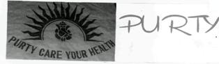 Purty, Purty Care Your Health, Device Of Lord Ganesh, Rising Sun Device mark 2772145 Trademark