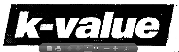 K-value (device) Device mark 1354063 Trademark