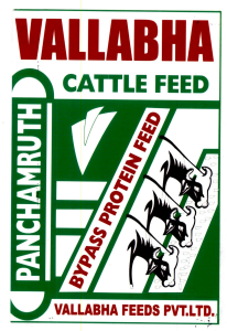 Vallabha Cattle Feed Panchamruth With Device Device mark 2832157 Trademark