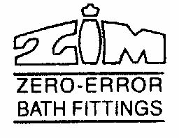 Zim Zero-error Bath Fittings With Letter Device mark 1416841 Trademark