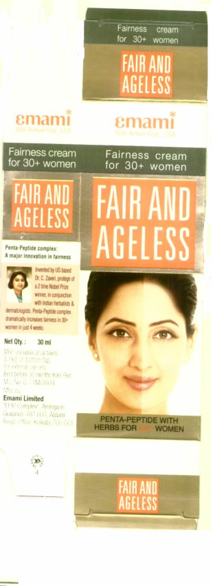 Emami Fair And Ageless, Half Bust Of A Woman Device mark 1476194 Trademark