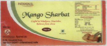 Mango Sharbat Device mark 1840203 Trademark