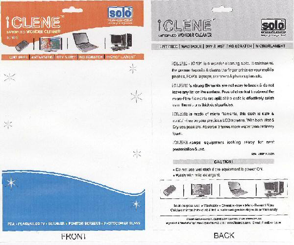 I Clene With Lable Device mark 1683299 Trademark