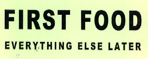 First Food Everything Else Later Device mark 2293244 Trademark