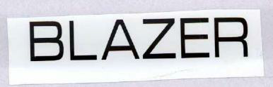 Blazer ( Label ) Device mark 1776613 Trademark