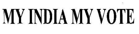 My India My Vote Device mark 1806022 Trademark