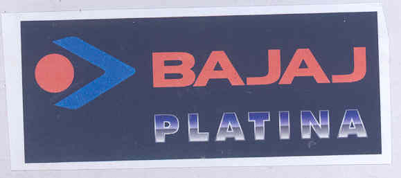 Bajaj Platina (label) Device mark 1741612 Trademark