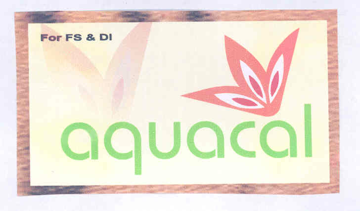 Aquacal (label) Device mark 1764006 Trademark