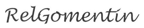 Relgomentin (label) Device mark 1646795 Trademark